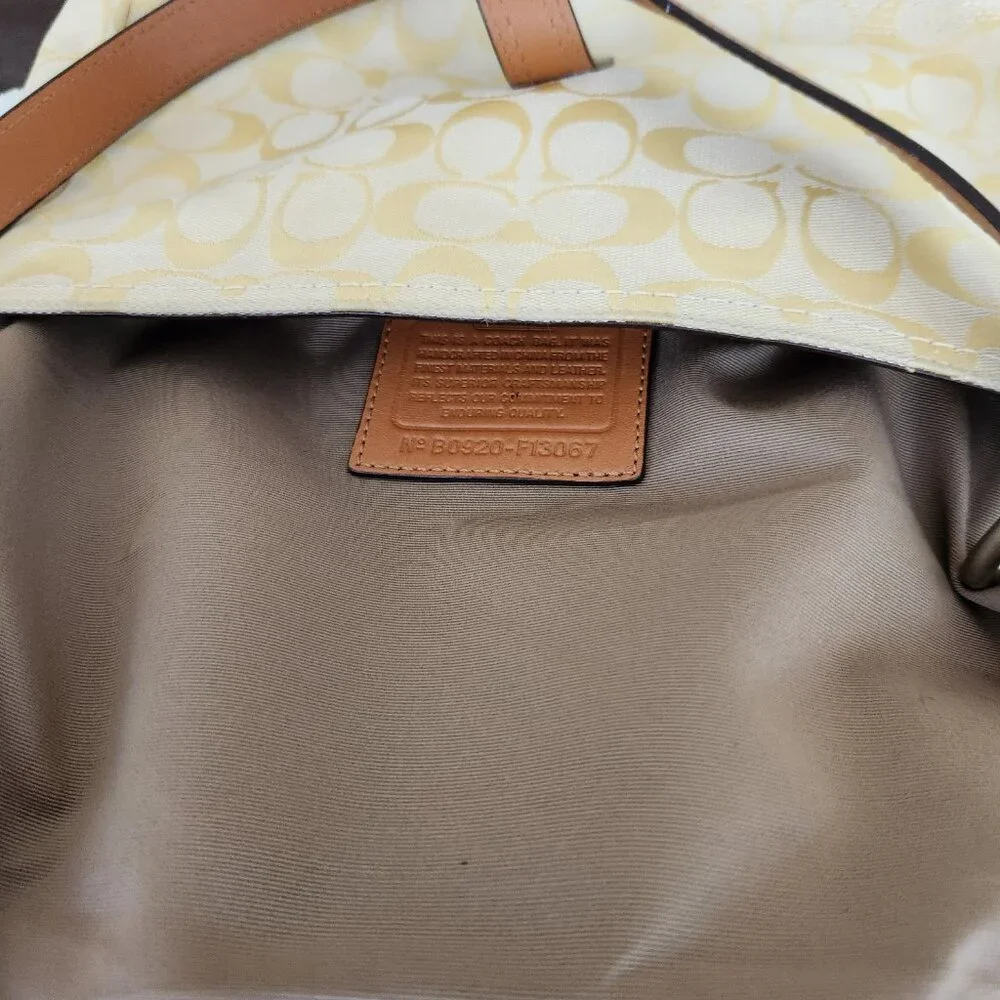 Euc Rare Vintage Coach Signature Soho Hampton Handbag Purse